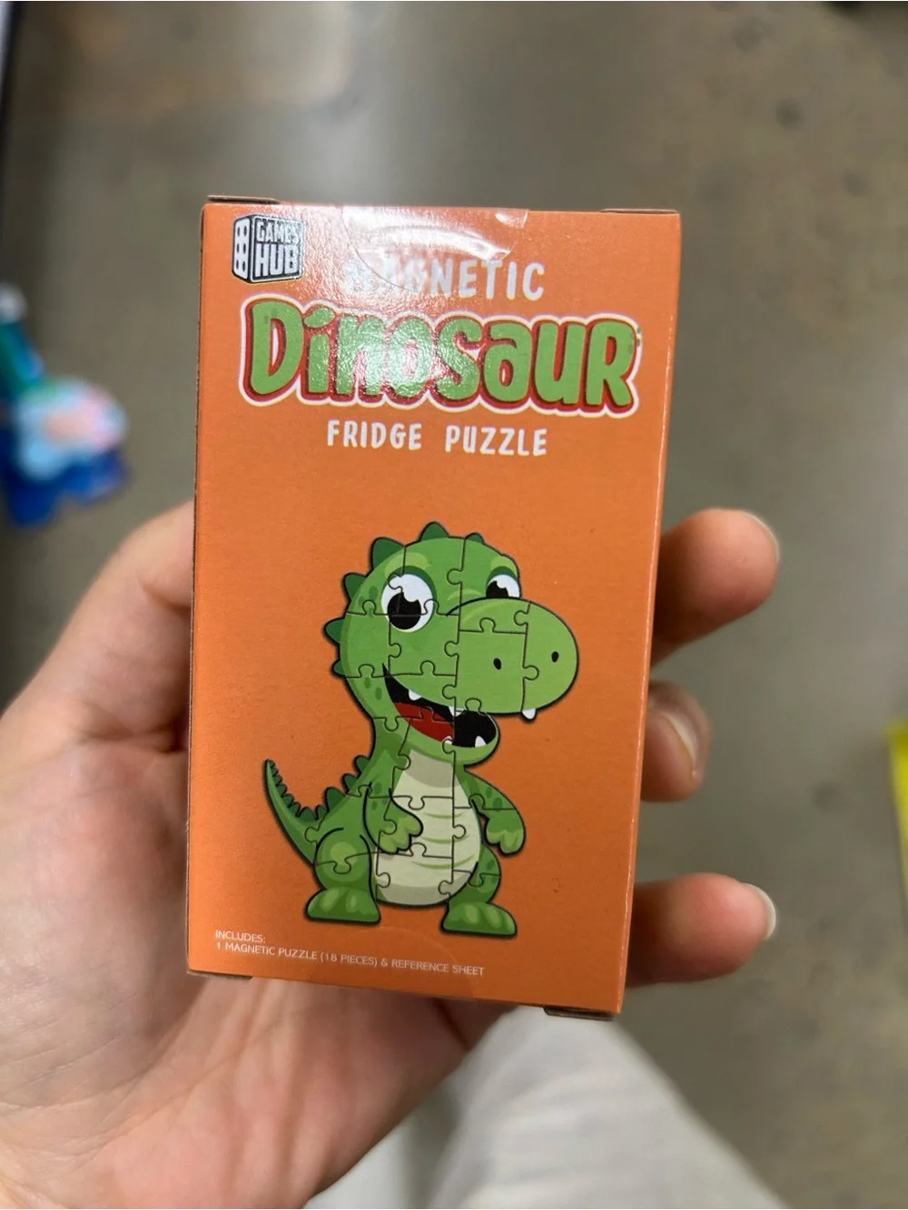 Magnetic Dinosaur Fridge Puzzle